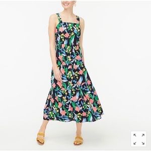 J.Crew Floral Midi Dress